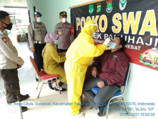 Warga Pakuhaji Tangerang Ketauan Mudik Di Rapid Tes