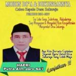 Haeri Maju Kembali Untuk Melanjutkan Perubahan Desa Sukaraja Periode Selanjutnya