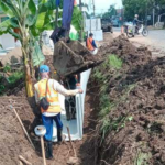 Pemasangan U- Dith Ruas Jalan Pandeglang - Rangkasbitung Diduga Dikerjakan Asal -Asalan