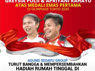 Raih Mendali Emas, Agung Sedayu Berikan Rumah Ke Pembulutangkis Indonesia