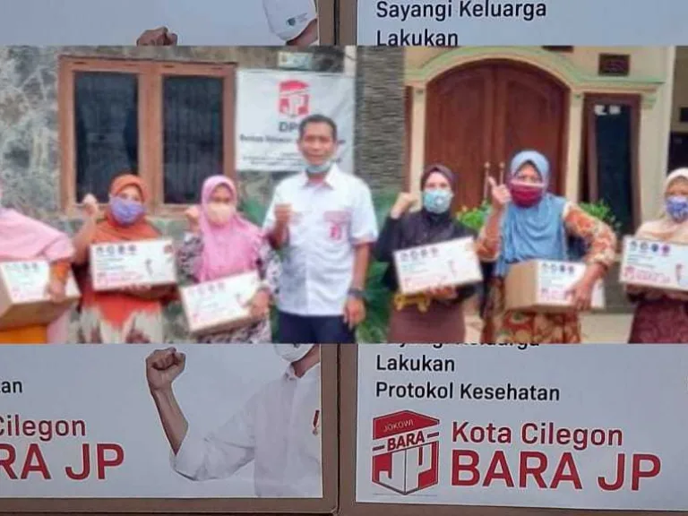 Bara JP Cilegon Bagikan Ratusan Paket ke Masyarakat