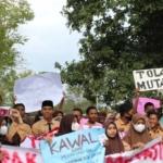 Keluarga Besar Sman 1 Langgudu Gelar Aksi Menolak Mutasi Kepala Sekolah