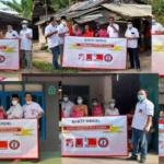 Agenda Rutin Aliansi Nawacita Cilegon Bagikan Sembako Dan Masker