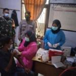 62 Warga Cempaka Ikuti Vaksinasi Polsek Warunggunung Polres Lebak