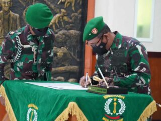 Danrem 064 My Pimpin Tradisi Penerimaan Warga Baru