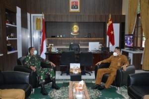 Danrem 064 My Terima Kunjungan Distan 8 Danrem 064 My Terima Kunjungan Distan