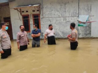 Polsek Rangkasbitung Cek Debit Air