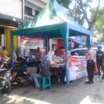 Polsek Rangkasbitung Vaksinasi Pedagang Dan Pengunjung Di Pasar