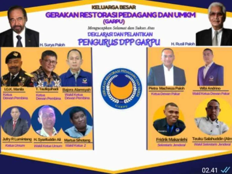 Pemuda Alor Nahkodai DPP GARPU NasDem, Ini Sosoknya