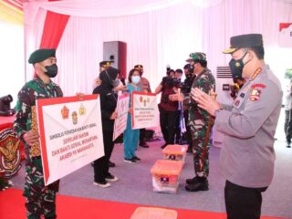 Kapolri: Wujud Sinergitas Tni-Polri Tekan Pertumbuhan Covid-19