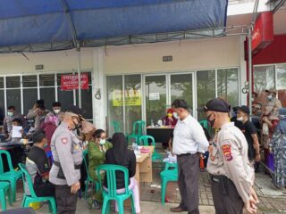 150 Orang Warga Desa Maja Ikuti Vaksinasi Covid-19 Polsek Maja Polres Lebak