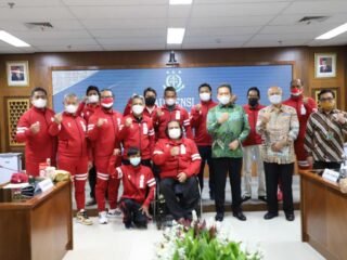 Kontingen Indonesia Paralympic Games 2020 Tokyo Kunjungi Kejagung