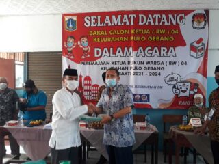 Pulogebang Kembali Pilih Haji Tamin Arhadi Menjadi Ketua Rw 04