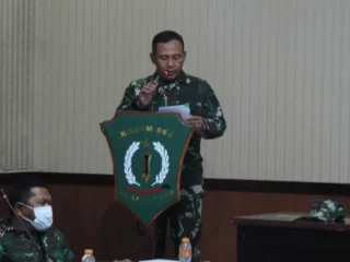 Danrem 064 My Terima Kedatangan Tim Wasrik Itjen Tni