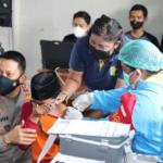 Kapolda Hadiri Vaksinasi Massal Serentak Untuk Anak