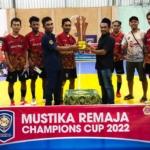 Kejuraaan Futsal Mustika Remaja Cup, Bukti Siswanto Dukung Generasi Muda Warpramasi Salurkan Bakat
