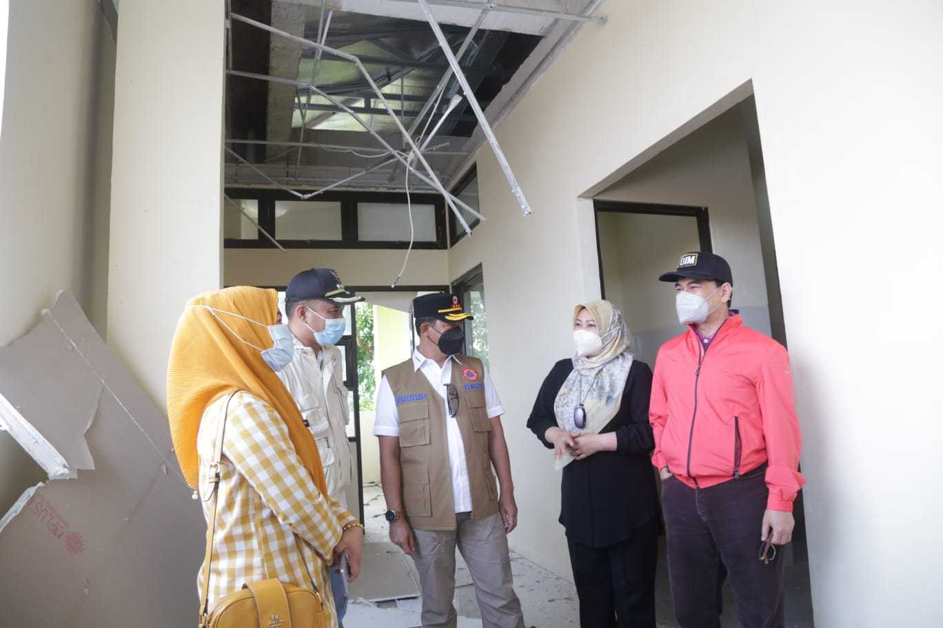 Kepala Bnpb Dan Bupati Pandeglang Tinjau Lokasi Korban Gempa