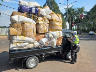 18 Truk Odol Ditilang Satlantas Polresta Tangerang