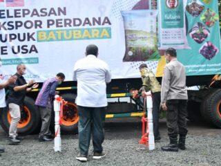 Wow..!!!!!!! Catatan  Sejarah, Perdana Ekspor 14 Ton Pupuk Batubara Ke Usa