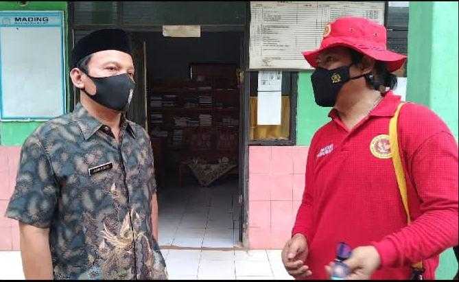 Cukup Antusias Murid Sd Di Desa Tegal ,Kecamatan Cikedal Pandeglang Saat Jalani Vaksinasi Oleh Binda Banten
