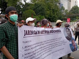 Massa Aksi Jaringan Aktivis Indonesia Gruduk Kementerian Esdm