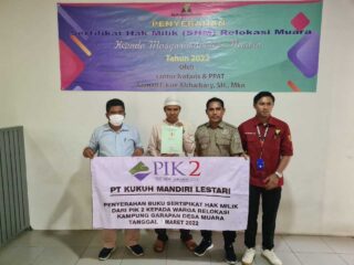 Warga Muara Sumringah Dapat Shm Dari Pik 2