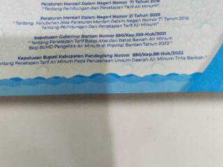 Tarif Baru Perumdam Tirta Berkah Akan Ditetapkan Per 1 April 2022