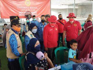 Gebyar Vaksinasi Binda Banten Diserebu Warga