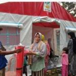 Akibat Pergerakan Tanah Dan Longsor, 45 Kk Warga Cihuni Mengungsi Ke Tenda Bpbd
