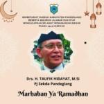 Pj.sekda Pandeglang,H.taufik Hidayat .M.si Mengucapkan Selamat Menunaikan Ibadah Puasa 1443 Hijriyah