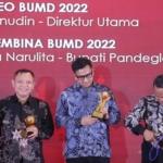 Pemkab Pandeglang Sabet Tiga Penghargaan Diajang Top Awards 2022.