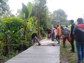 Wow...!Warga Dan Pemdes Kompak Bangun Jut