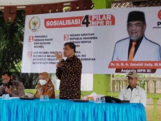 Sosialisasi 4 Pilar Kebangsaan Junaidi Auly Ajak Masyarakat Kolaborasi Dalam Kebinekaan
