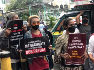 Gelar Aksi Damai Di Jakarta, Konferensi Mahasiswa Papua Desak Pemerintah Sahkan Ruu Dob Dan Realisasi Otsus Jilid Ii