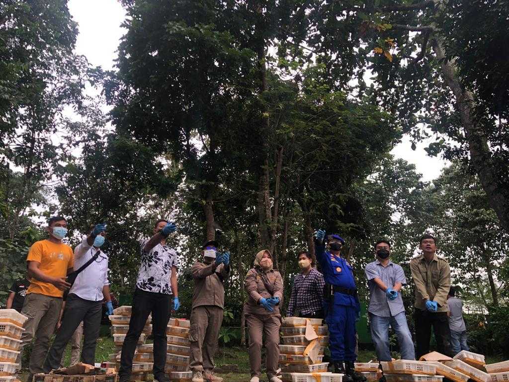 Ditpolairud Polda Banten Lepas Hewan Satwa Hasil Penyelundupan