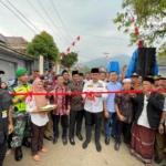 Dibangun Swadaya, Jalan Beton 1,5 Km Di Pandeglang Diresmikan Andika Hazrumy