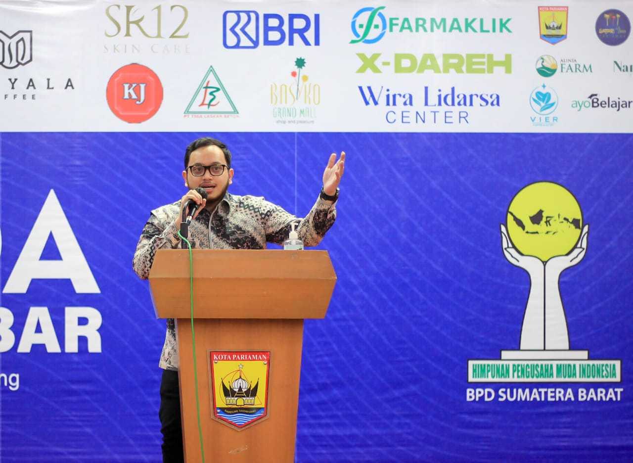 Penandatanganan MoU BPD HIPMI Sumbar dengan Bank Nagari, Dirut Muhamad Irsyad: Mari Kita Berkolaborasi I Harian Terbit