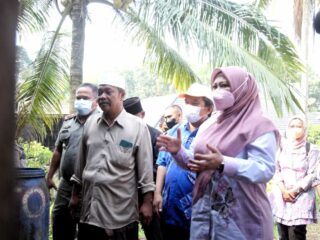 Bupati Pandeglang, Irna Tinjau Lapak Penjual Hewan Kurban