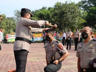 Dihari Bhayangkara, 41 Personil Polres Lebak Mendapat Kenaikan Pangkat