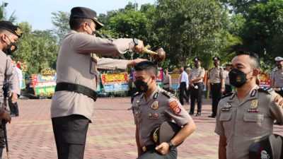 Dihari Bhayangkara, 41 Personil Polres Lebak Mendapat Kenaikan Pangkat I Harian Terbit