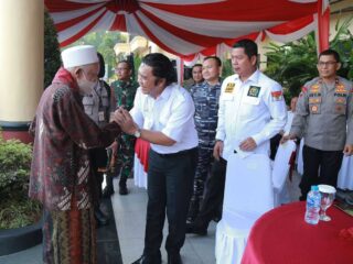 Pj Gubernur Al Muktabar Hadiri Rangkaian Peringatan Hari Bhayangkara Ke-76 Di Mapolda Banten