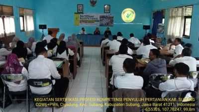 LSP PERTANI INDONESIA GELAR SERTIFIKASI PENYULUH PERTANIAN DI DINAS PERTANIAN KABUPATEN SUBANG