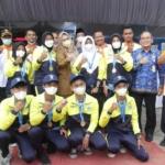 Bupati Irna Beri Kadedeuh Atlet Sepak Takraw Pandeglang Peraih Medali Popda X Banten