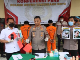 Polres Metro Tangerang Berhasil Ungkap Komplotan Spesialis Begal Ponsel