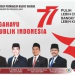 Pimpinan Dan Sekretariatan Dewan (Dprd Pandeglang)Mengucapkan Selamat Hut Ri Ke 77