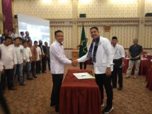 Mukab Kadin Pandeglang Sukses Digelar, Endi Fahrudin Nakhkodai Kadin Pandeglang Periode 2022-2027