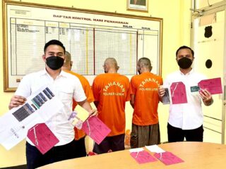 3 Pelaku Judi Togel Berhasil Dibekuk Satreskrim Polres Lebak
