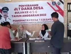 Desa Tamansari Laksanakan Penyerahan BLT Dana Desa Ke Empat dan Lima