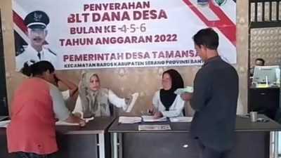 Desa Tamansari Laksanakan Penyerahan BLT Dana Desa Ke Empat dan Lima