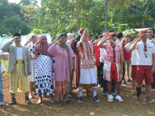 Peringati Hut Kemerdekaan Ri, Warga Juhut Gelar Upacara Bendera